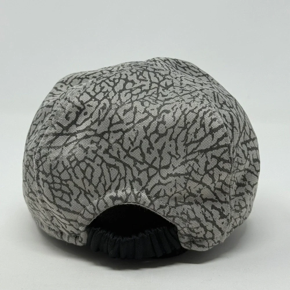 Jordan Brooklyn Elephant Print Grey Black Infant Hat Cap 12M Jumpman 7993-023‎